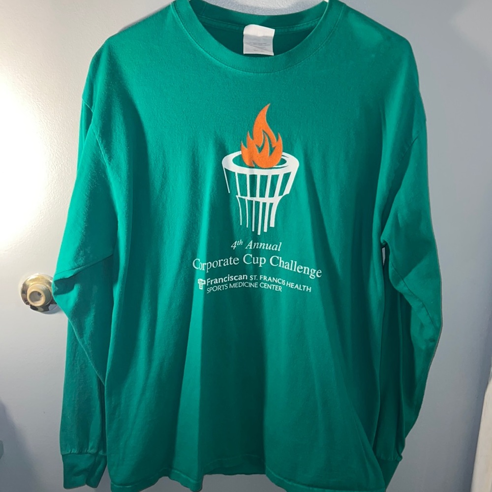 Green, long sleeve, size L